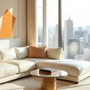 Table basse ronde en travertin | Sia