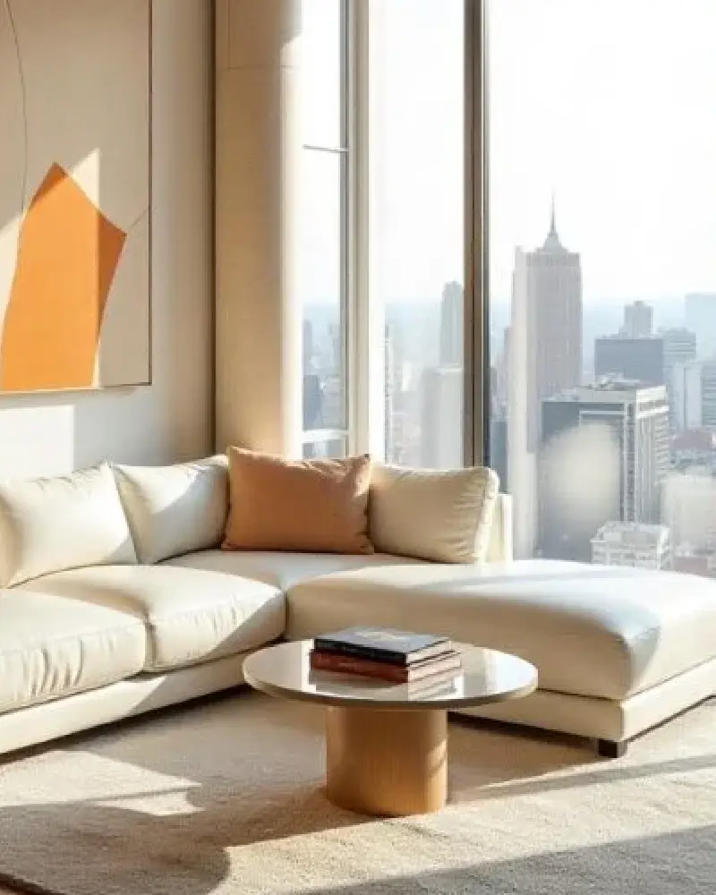 Table basse ronde en travertin | Sia