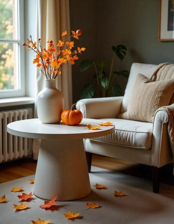 Table d'appoint en Travertin