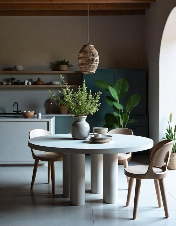 TABLE À MANGER RONDE