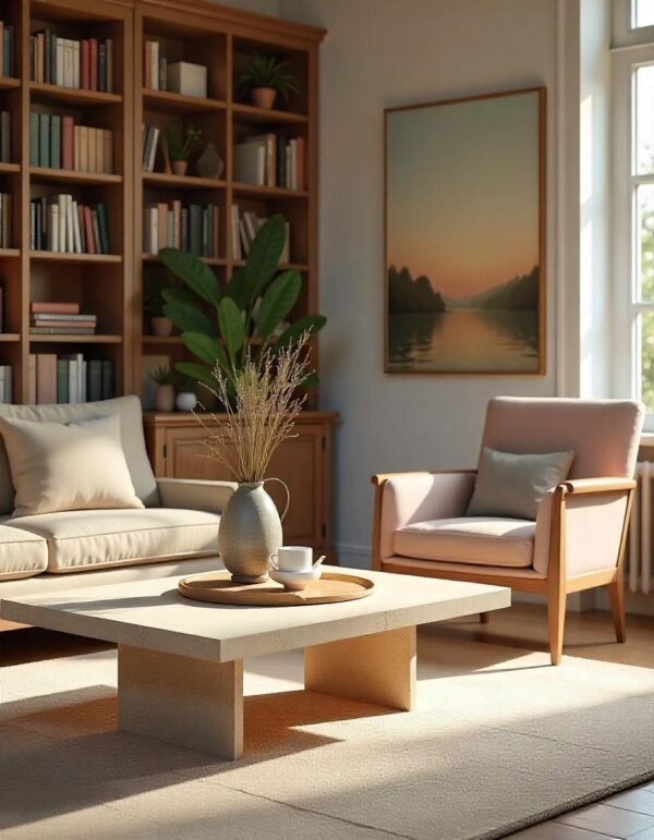 Table basse rectangulaire