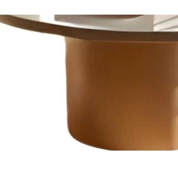 Table basse en travertin ronde 30 cm - Image 3