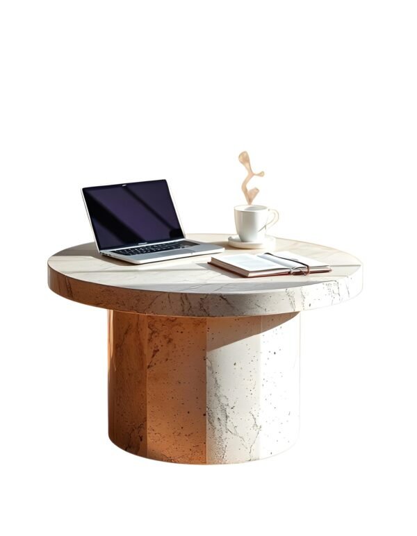 Table basse en travertin