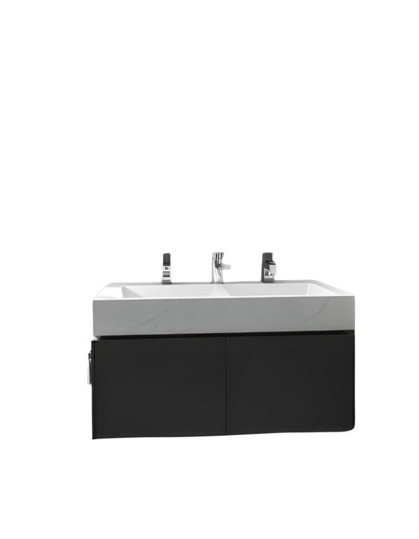 Double vasque en marbre