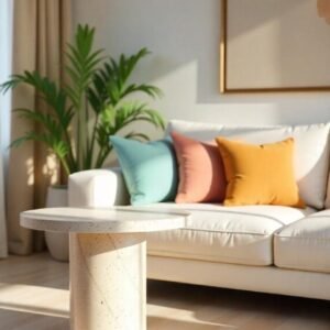Table basse ronde 28 cm