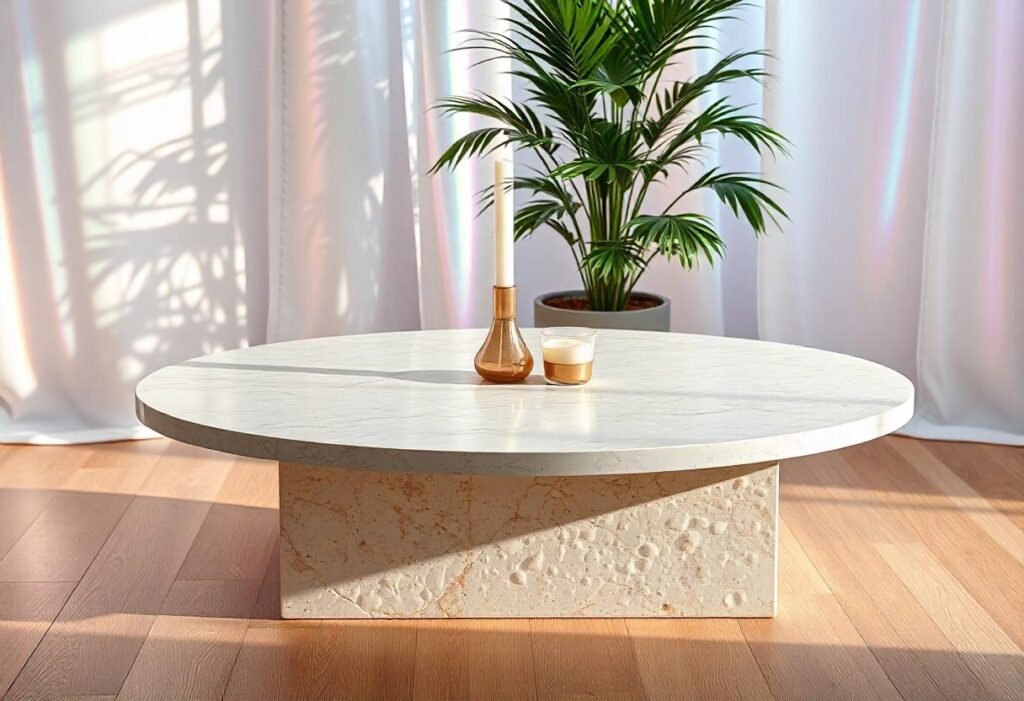 Tables Basses en Travertin