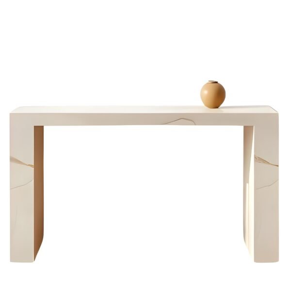 Console en travertin style "pont"